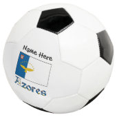 Argentinien und Argentinische Flagge Personalisier Fußball (Dreiviertel)