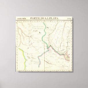 Argentinien und Uruguay 34 Leinwanddruck