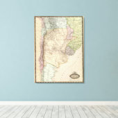 Argentinien, Uruguay Leinwanddruck (Insitu (Holzboden))