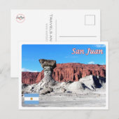 Argentinien - Valle de la Luna - Postkarte (Vorne/Hinten)
