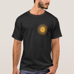 Argentinien Varsity Style Sun of May T-Shirt