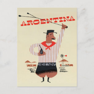Argentinien Vintage-Reisepostkarte Postkarte