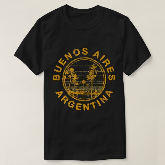 Argentinien Vintage Travel Buenos Aires Retro T-Shirt (Design vorne)