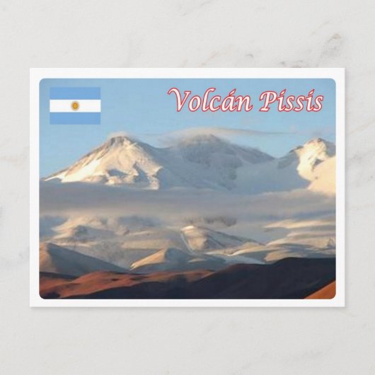 Argentinien - Volcán Pissis - Postkarte (Vorderseite)