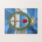 Argentinien-Wappen Puzzle (Horizontal)