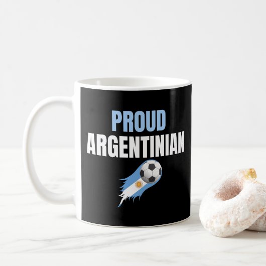 Argentinien Weltmeisterschaft Champions 2022 Stolz Kaffeetasse (Mit Donut)