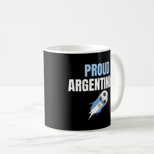 Argentinien Weltmeisterschaft Champions 2022 Stolz Kaffeetasse (VorderseiteRechts)