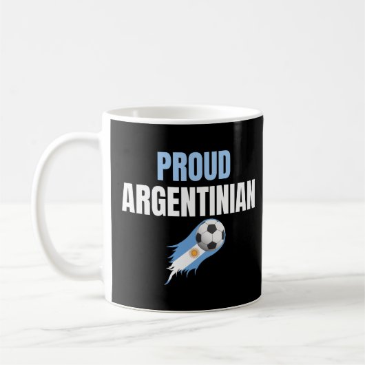 Argentinien Weltmeisterschaft Champions 2022 Stolz Kaffeetasse (Links)