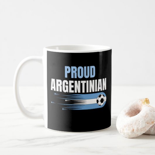 Argentinien Weltmeisterschaft Champions 2022 Stolz Kaffeetasse (Mit Donut)