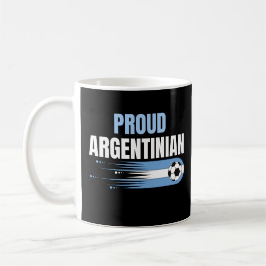 Argentinien Weltmeisterschaft Champions 2022 Stolz Kaffeetasse (Links)