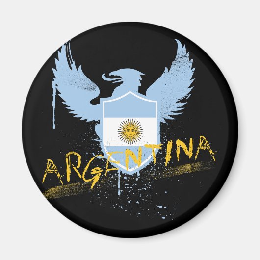 Argentinien Winged Magnet (Vorne)