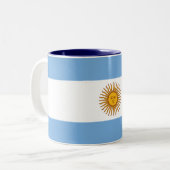 Argentinien Zweifarbige Tasse (Vorderseite Links)