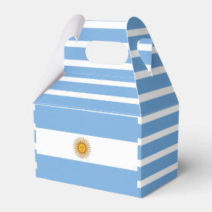 Argentinienflagge GefälligkeitsBox Geschenkschachtel