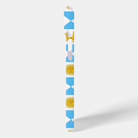 Argentinienflaggenmuster Case-Mate iPhone Hülle (Rückseite / Links)