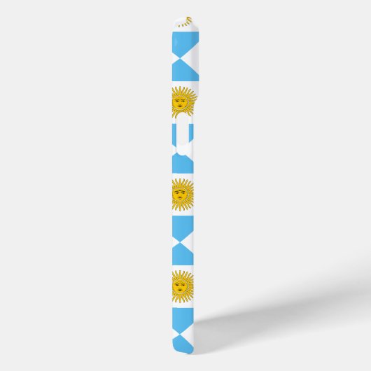 Argentinienflaggenmuster Case-Mate iPhone Hülle (Rückseite / Rechts)