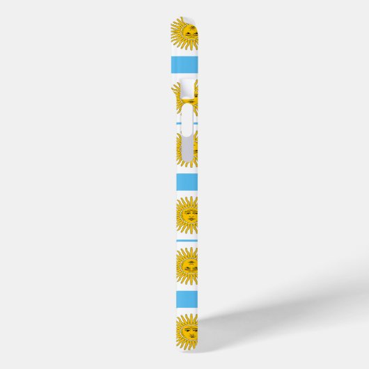 Argentinienflaggenmuster Case-Mate iPhone Hülle (Rückseite / Links)