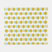 Argentinienflaggenmuster Fleecedecke (Vorderseite (Horizontal))
