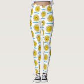 Argentinienflaggenmuster Leggings (Vorderseite)