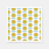 Argentinienflaggenmuster Serviette (Vorderseite)