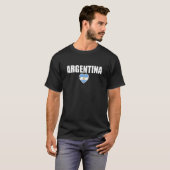 Argentinienische Flagge T-Shirt (Vorne ganz)