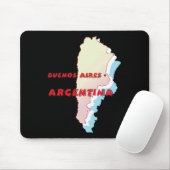 Argentinienkarte Mousepad (Mit Mouse)