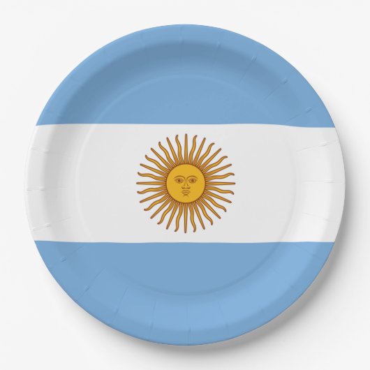 ArgentinienpapierTeller Pappteller (Vorderseite)