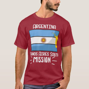 Argentiniens Buenos Aires South Mormon LDS Mission T-Shirt