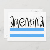 Argentiniens Design! Postkarte (Vorne/Hinten)