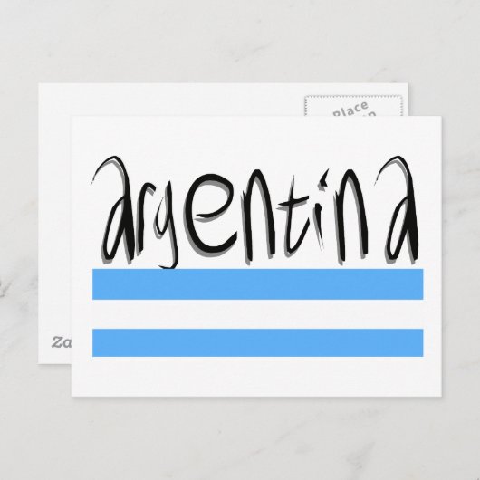 Argentiniens Design! Postkarte (Vorne/Hinten)