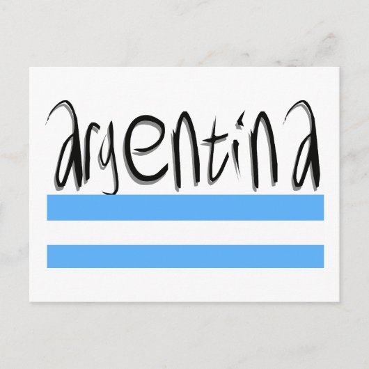 Argentiniens Design! Postkarte (Vorderseite)