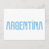Argentiniens Design! Postkarte (Vorderseite)