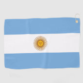 Argentiniens Flagge Golf Tower Golfhandtuch (Horizontal)