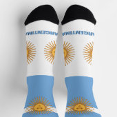 Argentiniens Flagge Patriotisch, Nachhaltiges Arge Socken (Oben)