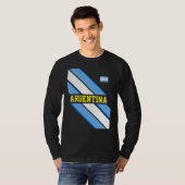 Argentiniens Fußballunterstützer Besucher Argentin T-Shirt (Vorne ganz)