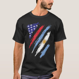Argentiniens Grown Flag USA Patriot Heritage T-Shirt
