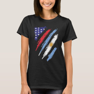 Argentiniens Grown Flag USA Patriot Heritage T-Shirt