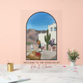 Argentiniens Hochzeitsempfang Acrylschild (Hochzeit)