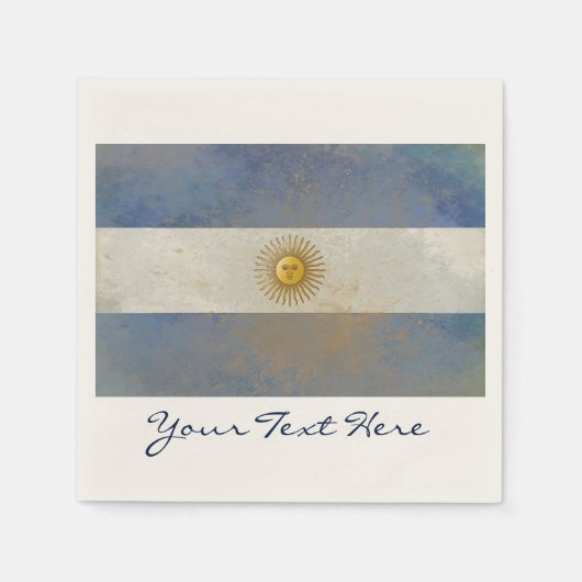 Argentiniens Party Napkins Serviette (Vorderseite)