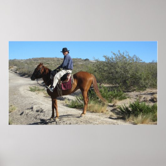 Argentinier Gaucho Poster (Vorne)