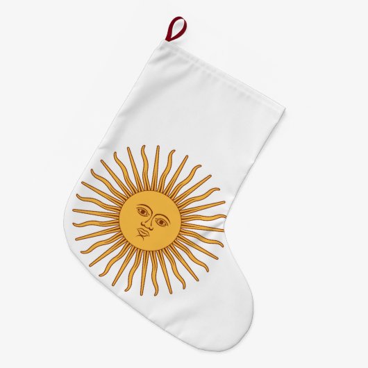Argentinier Großer Weihnachtsstrumpf (Vorderansicht (hängend))