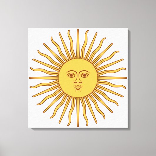 Argentinier Leinwanddruck (Vorderseite)