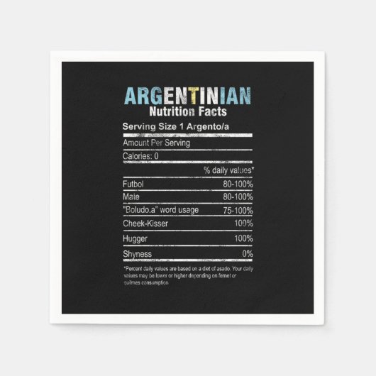 Argentinier Menschen Erbe Abstammung Argentinier N Serviette (Vorderseite)