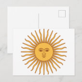 Argentinier Postkarte (Vorne/Hinten)
