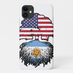 Argentinisch Argentinische Flagge USA Tree Roots Case-Mate iPhone Hülle
