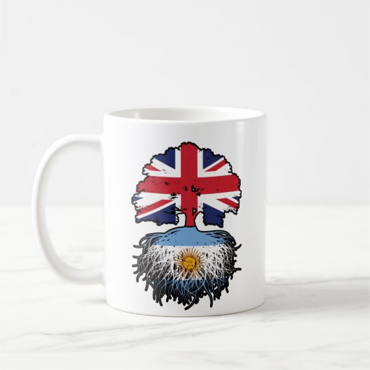 Argentinisch Argentinisches Britisches Tree Roots- Kaffeetasse (Links)