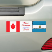 argentinisch-kanadische Autoaufkleber (Auf Auto)