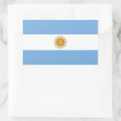Argentinische/argentinische Flagge Rechteckiger Aufkleber (Tasche)