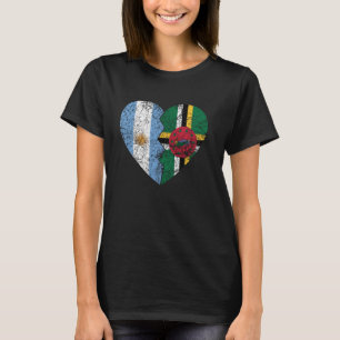 Argentinische Fahnen Dominikanerin T-Shirt