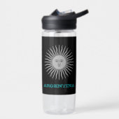 Argentinische Fitness und Argentinien-Wappen / Fla Trinkflasche (Links)