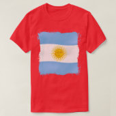 Argentinische Flagge 1 T-Shirt (Design vorne)